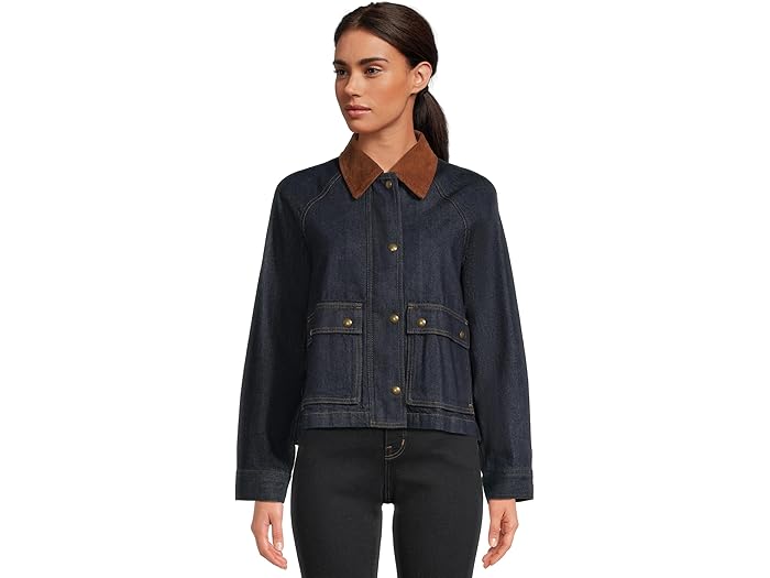 (取寄) メイドウェル レディース スイング バーン ジャケット Madewell women Swing Barn Jacket Rinse Wash