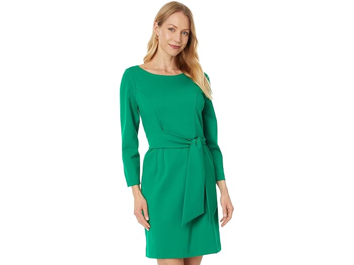 (取寄) リリー ピュリッツァー レディース レイトン 3/4 スリーブ ドレス Lilly Pulitzer women Leighton 3/4 Sleeve Dress Fiddle Leaf Green