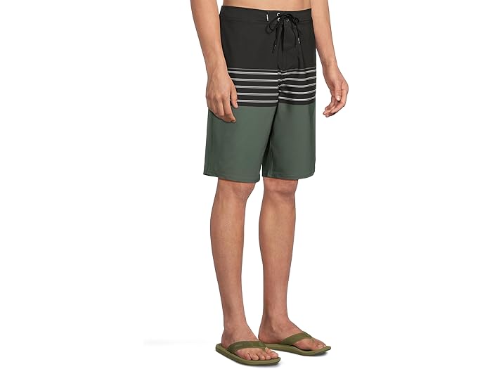 (取寄) オニール メンズ ハイパーフリーク ヒート ストライプ 21 ボードショーツ O'Neill men Hyperfreak Heat Stripe 21 Boardshorts Dark Olive
