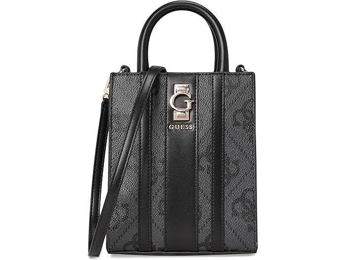 (取寄) ゲス レディース ミニ トート GUESS women Erenia Mini Tote Coal Logo