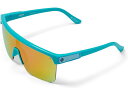 (取寄) スパイ フリン 5050 シールド サングラス Spy Optic Flynn 5050 Shield Sunglasses Teal/HD Plus Gray Green w/ Pink Spectra Mirror(4)