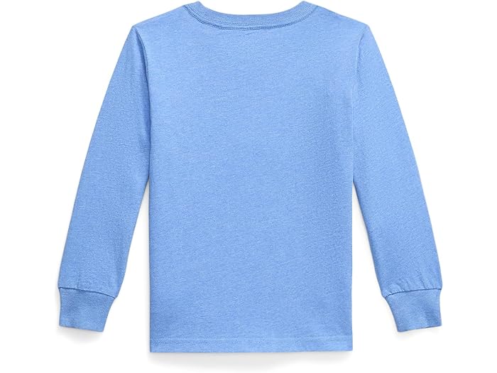 (取寄) ラルフローレン キッズ ボーイズ コットン ジャージ ロング スリーブ ティー (トドラー/リトル キッド) Polo Ralph Lauren Kids boys Cotton Jersey Long Sleeve Tee (Toddler/Little Kid) Soft Royal Heather