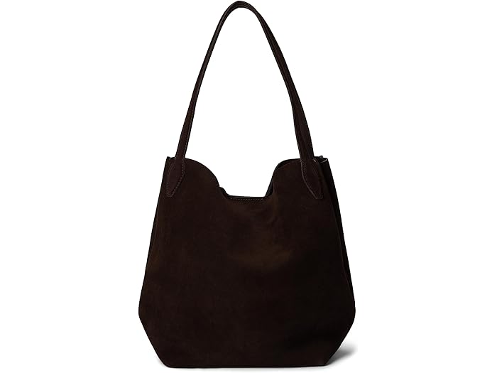 (取寄) メイドウェル レディース スエード ソフト グレイン ショッパー Madewell women Suede Soft Grain Shopper Dark Carob