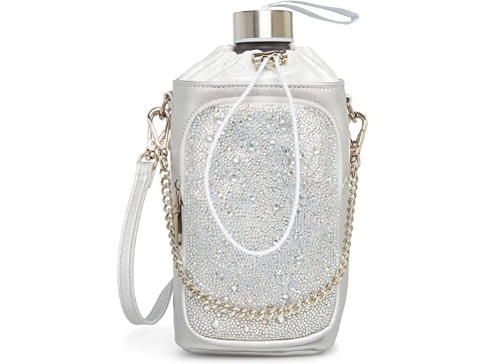 (取寄) ベッツィジョンソン レディース ハイドレーション バッグ w/ ウォーター ボトル Betsey Johnson women Hydration Bag w/ Water Bottle Silver