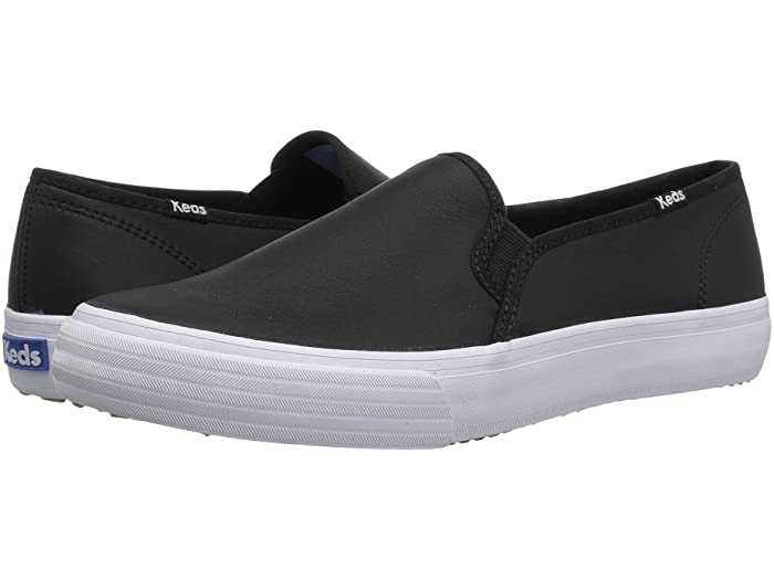 () å ǥ ֥ ǥå 쥶 Keds women Double Decker Leather Black
