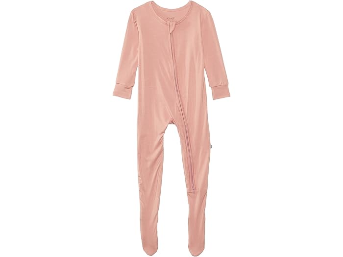 (取寄) キッキー パンツ キッズ キッズ フッティー ウィズ 2 ウェイ ジッパー (インファント) Kickee Pants Kids kids Footie with 2 Way Zipper (Infant) Antique Pink