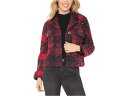 (取寄) リバプールロサンゼルス レディース ボタン フロント バッファロー チェック シェルパ ボクシー シャケット Liverpool Los Angeles women Button Front Buffalo Check Sherpa Boxy Shacket Red/Black Buffalo Check Sherpa