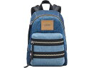 (取寄) マークジェイコブス レディース ザ バイカー カラーブロック デニム ミディアム バックパック Marc Jacobs women The Biker Color-Block Denim Medium Backpack Indigo Multi