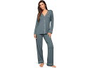 (取寄) エバージェイ レディース ジゼル - Pj セット Eberjey women Gisele - PJ Set Stone Blue/Ivory