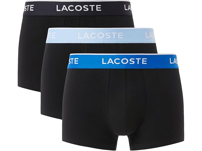 (取寄) ラコステ メンズ コットン ストレッチ エッセンシャル トランクス 3-パック Lacoste men Cotton..