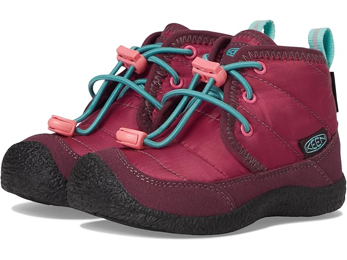 (取寄) キーン キッズ キッズ ハウザー 2 キルテッド ミッド ハイト ウォータープルーフ コンフィー デュラブル (リトル キッド/トドラー) KEEN Kids kids Howser 2 Quilted Mid Height Waterproof Comfy Durable (Little Kid/Toddler) Beaujolais/Pool Blue