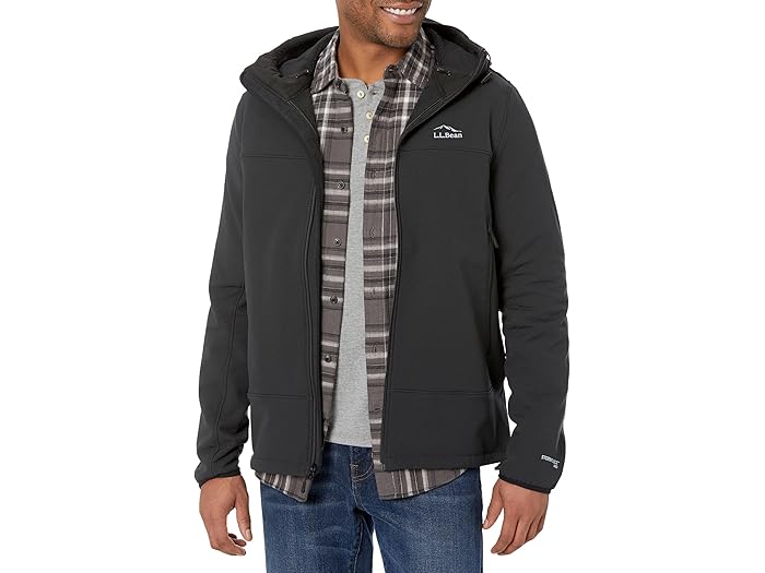 (取寄) エルエルビーン メンズ ストーム フリース プロ ブーディ L.L.Bean men Storm Fleece Pro Hoodie Black