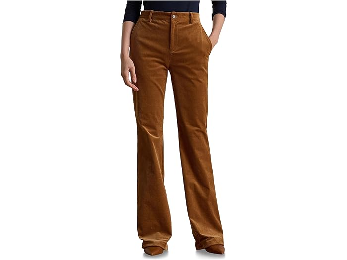 楽天スウィートラグ（取寄） ローレン ラルフローレン レディース ハイライズ コーデュロイ フレア パンツ Lauren Ralph Lauren women High-Rise Corduroy Flare Pants Cinnamon Bark