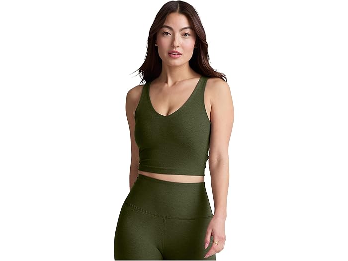 楽天スウィートラグ（取寄） ビヨンドヨガ レディース スペースダイ グッド デイ クロップド タンク Beyond Yoga women Spacedye Good Day Cropped Tank Army Green Heather