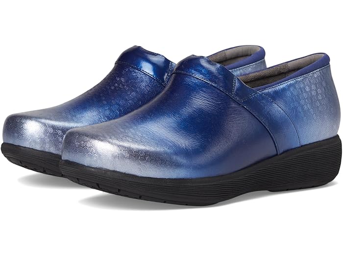 (取寄) ソフトウォーカー レディース メレディス スポーツ SoftWalk women Meredith Sport Blue Embossed Patent