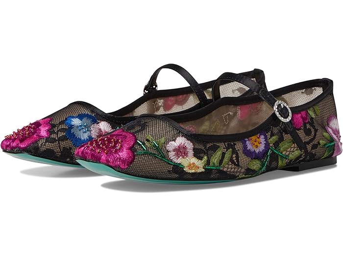 (取寄) ブルー バイ ベッツィジョンソン レディース ノバ Blue by Betsey Johnson women Nova Black Multi Floral(4)