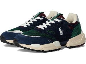 (取寄) ラルフローレン メンズ ジョガー スエード アンド メッシュ スニーカー Polo Ralph Lauren men Jogger Suede & Mesh Sneaker Madison Ave Color-Block