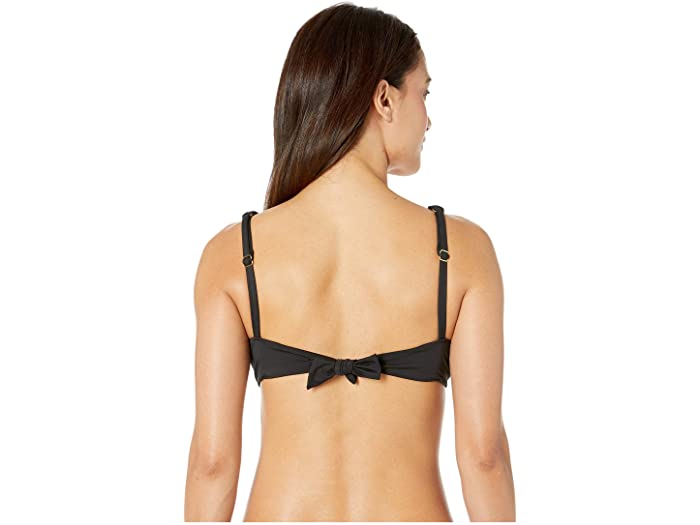 (取寄) トミーバハマ レディース パール アンダーワイヤー オーバー ショルダー ツイスト フロント ブラ Tommy Bahama women Pearl Underwire Over the Shoulder Twist Front Bra Black