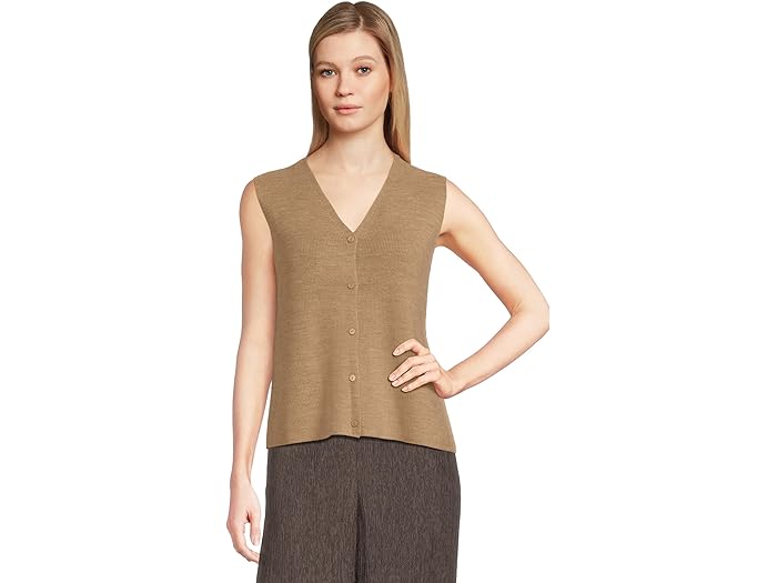 (取寄) アイリーン フィッシャー レディース メリノ V-ネック ベスト Eileen Fisher women Merino V-ne..