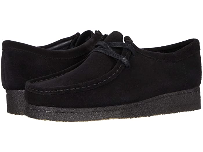 () N[NX fB[X V[Y C r[ Clarks women Wallabee Black Suede 2