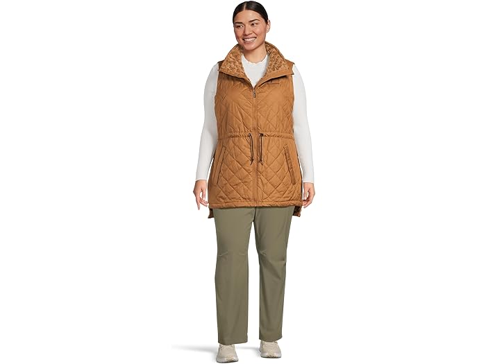(取寄) コロンビア レディース プラス サイズ コッパー クレスト リ ミッド ベスト Columbia women Plus Size Copper Crest II Mid Vest Camel Brown