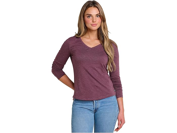 Rakuten - (取寄) トードアンドコー レディース マーリー リ ロング スリーブ ティー Toad&Co women Marley Ii Long Sleeve Tee Huckleberry