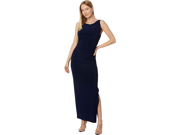 楽天スウィートラグ（取寄） ノーマ カマリ レディース スリーブレス シャード ウェスト ガウン Norma Kamali women Sleeveless Shirred Waist Gown True Navy