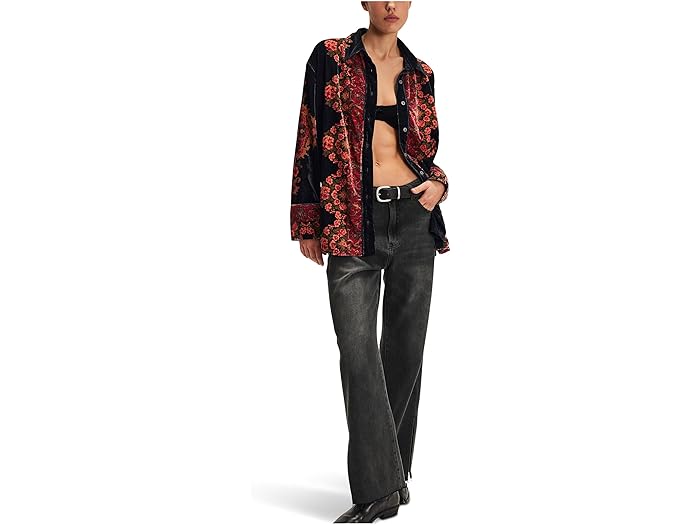 楽天スウィートラグ（取寄） フリーピープル レディース ウィー ザ フリー ワン ナイト ベルネット トップ Free People women We The Free One Night Velvet Top Night Owl Combo