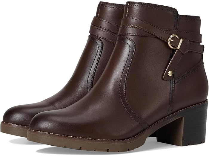 () ԥå ǥ  Easy Spirit women Carter Dark Brown Leather