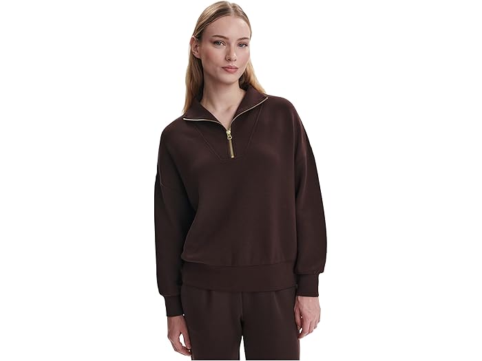 (取寄) バーリー レディース ハーレイ 1/2 ジップ セーター Varley women Hawley 1/2 Zip Sweater Coff..