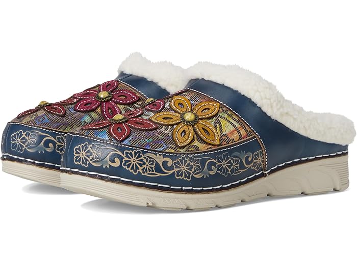 (取寄) ラルティストバイスプリングステップ レディース L'Artiste by Spring Step women Honestela Navy Multi