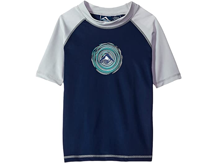 (取寄) カヌ サーフ ボーイズ パラダイス Upf 50+ サン プロテクティブ ラッシュガード スイム シャツ (リトル キッズ/ビッグ キッズ) Kanu Surf boys Paradise UPF 50+ Sun Protective Rashguard Swim Shirt (Little Kids/Big Kids) Sprint Navy