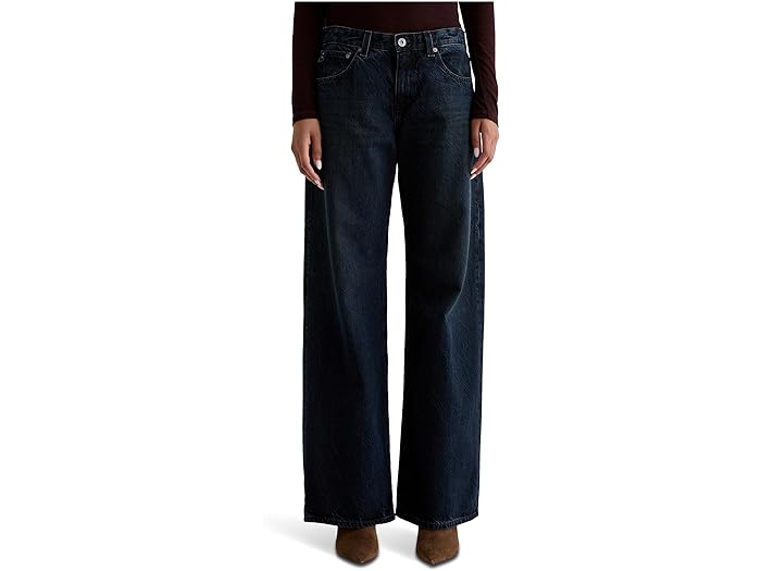 (取寄) AGジーンズ レディース アドリア ロウ ライズ バギィ ワイド レッグ イン 2 イヤーズ プローズ ..