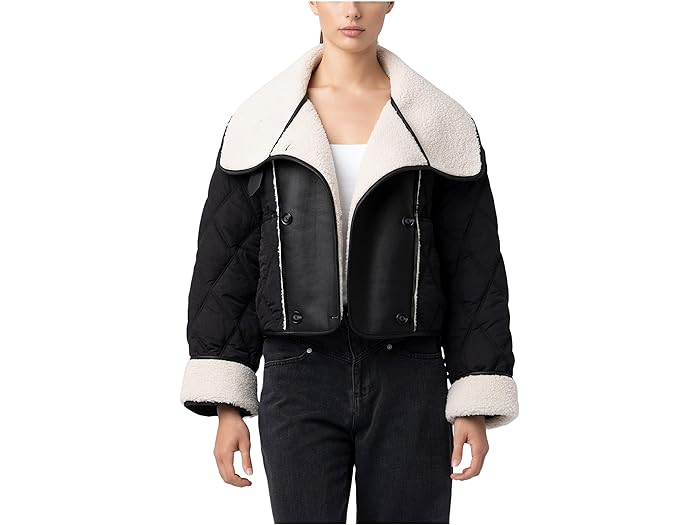 (取寄) ブランクニューヨーク レディース キルテッド シェルパ ジャケット Blank NYC women Quilted Sherpa Jacket Second Wind