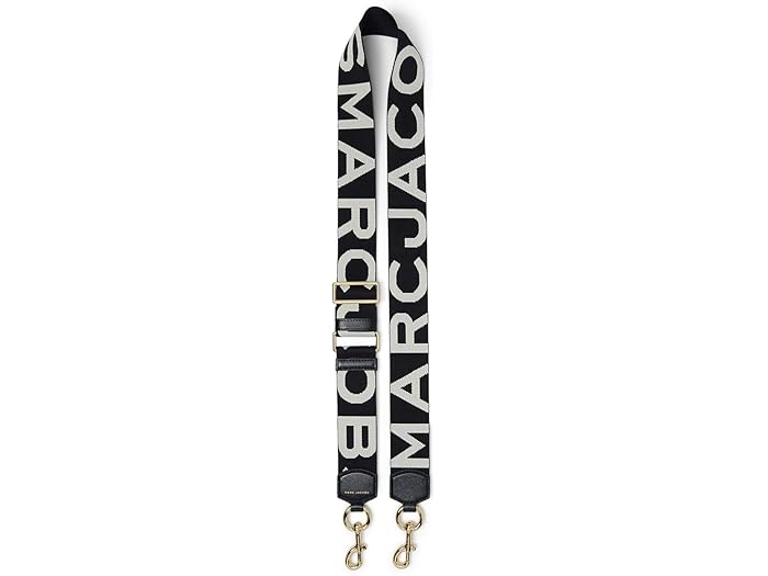 (取寄) マークジェイコブス レディース ザ ロゴ ウェビング ストラップ Marc Jacobs women The Logo Webbing Strap Black/White