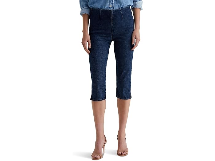 (取寄) AGジーンズ レディース メイジー プル オン デニム カプリ イン ヒアシンス AG Jeans women Maisie Pull On Denim Capri in Hyacinth Hyacinth