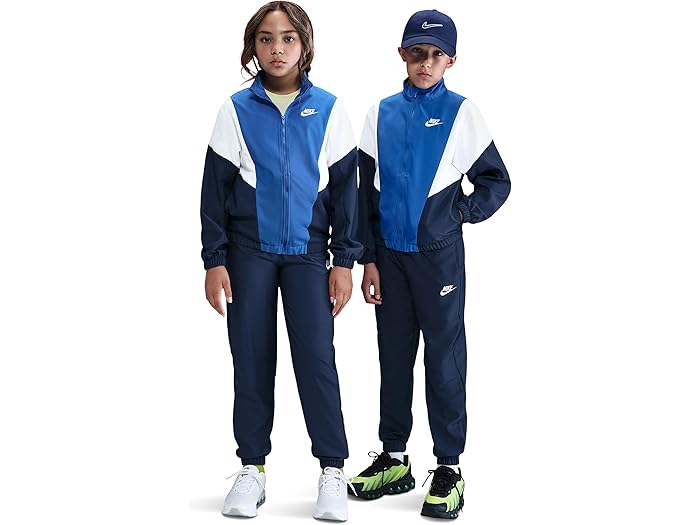 楽天スウィートラグ（取寄） ナイキ キッズ キッズ スポーツウェア ウーブン トラックスーツ （リトル キッド/ビッグ キッド） Nike Kids kids Sportswear Woven Tracksuit （Little Kid/Big Kid） Midnight Navy/Game Royal/White/White