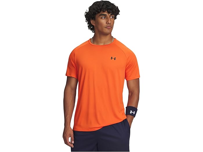 (取寄) アンダーアーマー メンズ Ua テック 2.0 ショート スリーブ ティー Under Armour men UA Tech 2.0 Short Sleeve Tee Orange Bas..