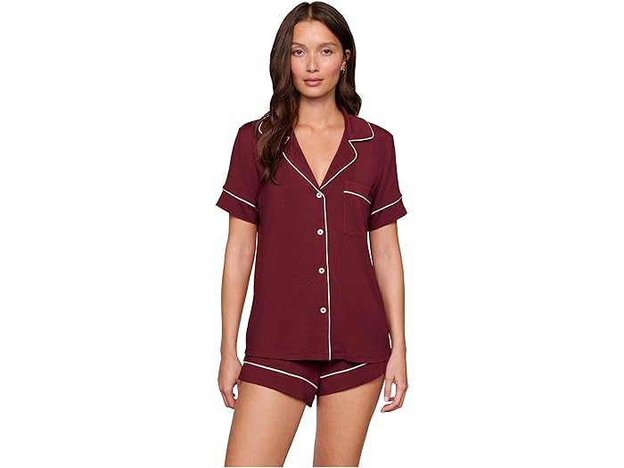 (���) ���С������� ��ǥ����� ������ ���å�����-�ե��å� ���硼�� Pj ���å� Eberjey women Gisele Relaxed Short...