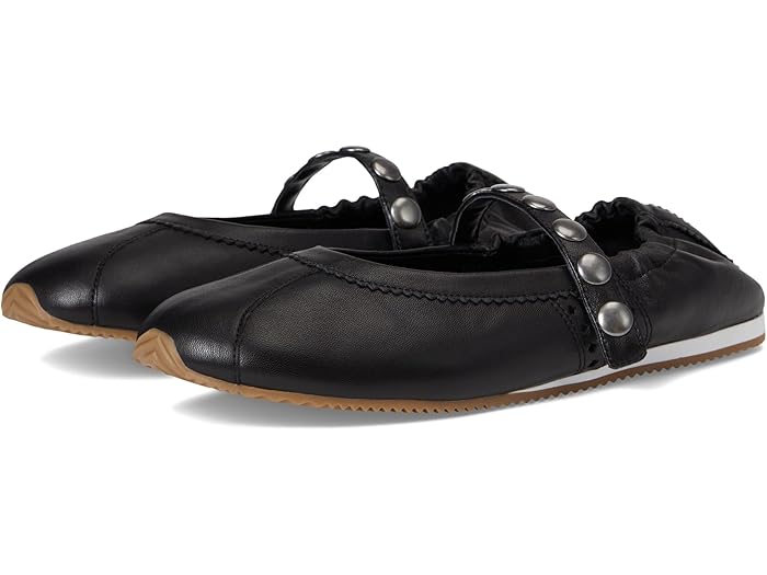 (取寄) スティーブマデン レディース アナヤ Steve Madden women Anaya Black Leather Stud