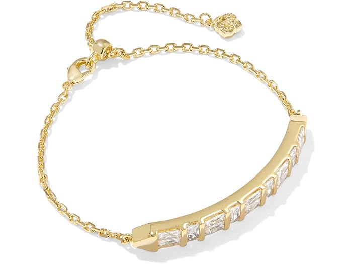 Rakuten - (取寄) ケンドラスコット レディース ジェイミー デリケート チェイン ブレスレット Kendra Scott women Jamie Delicate Chain Bracelet Gold White CZ