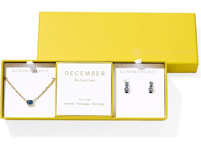 Gurosshura - (取寄) ケンドラスコット レディース ケイリン バースストーン ギフト セット Kendra Scott women Cailin Birthstone Gift Set Gold Cobalt Blue Crystal