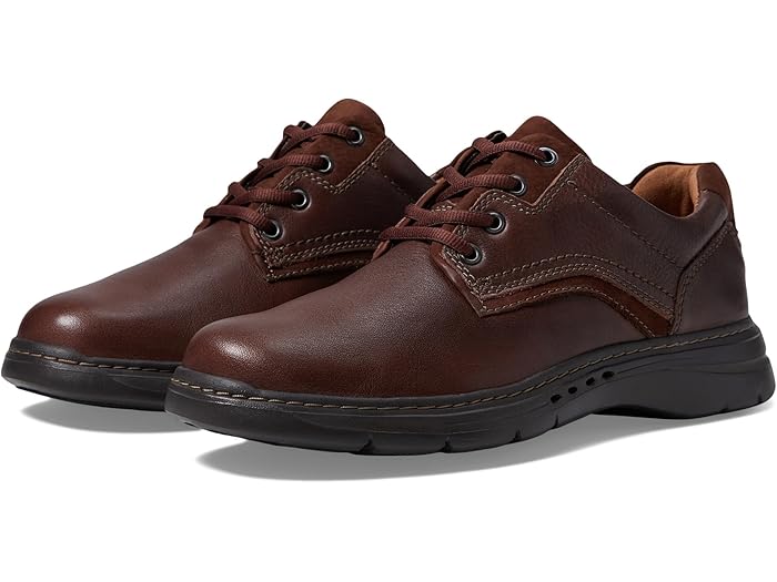 (取寄) クラークス メンズ アン ブロウリー ペース Clarks men Un Brawley Pace Mahogany Tumbled Leather