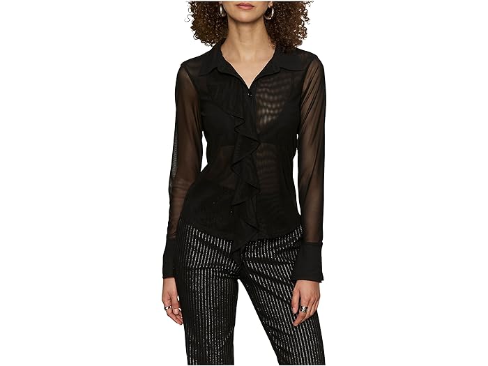 (取寄) サンクチュアリ レディース ドリームランド ラッフル トップ Sanctuary women Dreamland Ruffle Top Black