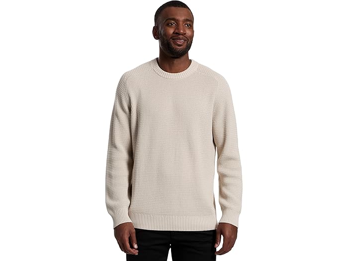 (取寄) エルエルビーン メンズ テクスチャー ウォッシュド コットン セーターズ クルーネック L.L.Bean men Textured Washed Cotton Sweaters Crewneck Oyster Shell