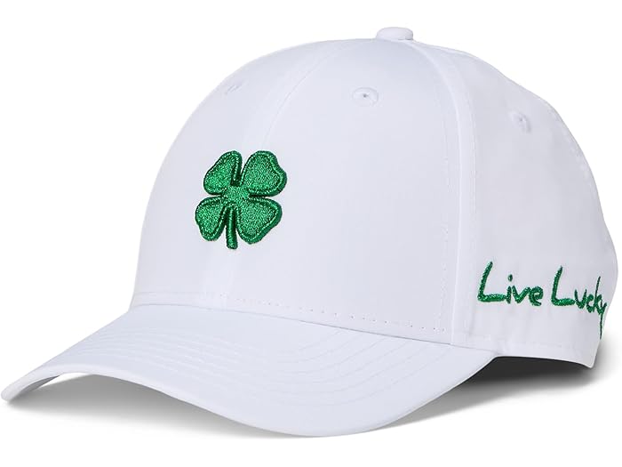 (取寄) ブラッククローバー レディース ハリウッド 24 アジャスタブル ハット Black Clover women Hollywood 24 Adjustable Hat White Hat/3d Green Metallic Clover