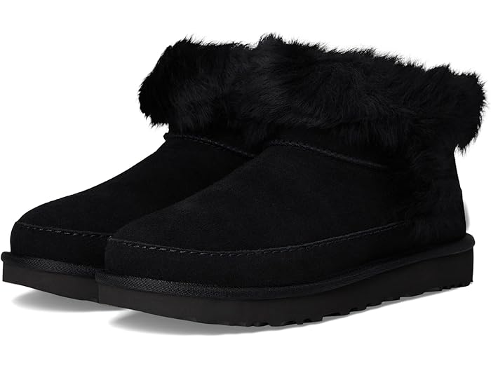 (取寄) アグ レディース クラシック ウルトラ ミニ シャレー UGG women Classic Ultra Mini Chalet Black