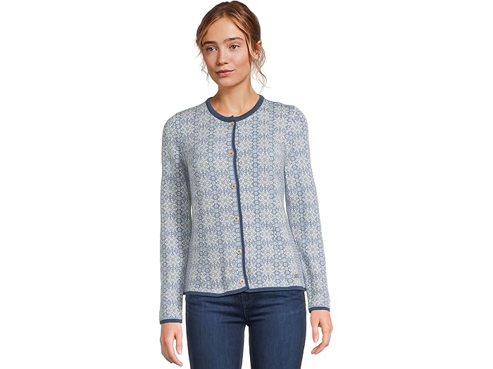 (���) �����쥪�֥Υ륦���� ��ǥ����� ���㥱�å� Dale of Norway women Othelie Jacket Blueshadow/Offwh...