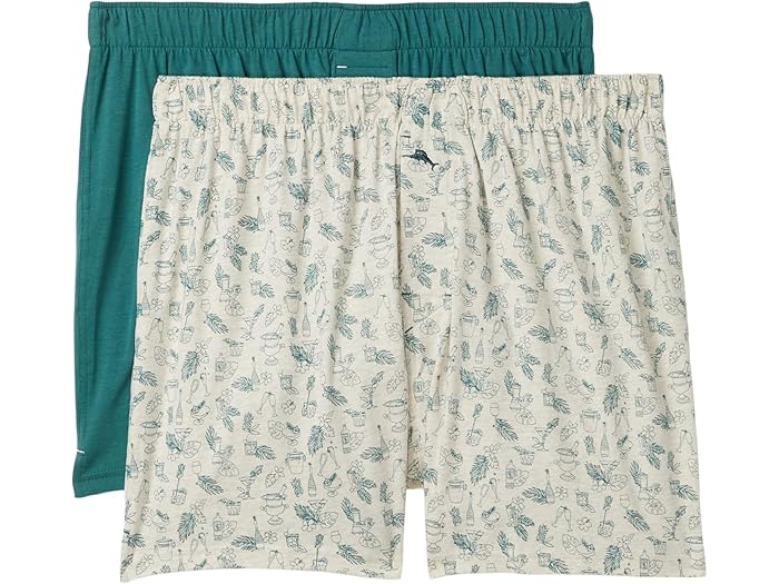 (取寄) トミーバハマ メンズ 2-パック ニット ボクサー Tommy Bahama men 2-Pack Knit Boxers Oat Grou..