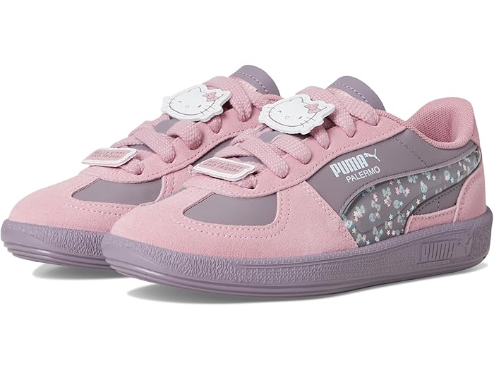(取寄) プーマ キッズ キッズ パレルモ ハロー キティ アンド フレンズ シューズ (ビッグ キッド) PUMA Kids kids Palermo Hello Kitty And Friends Shoes (Big Kid) Plum Jam/Poised Pink